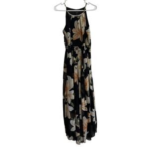 Alexa B Nites Floral Tank Maxi Dress Size 6 Dark Romance Cottagecore Boho
